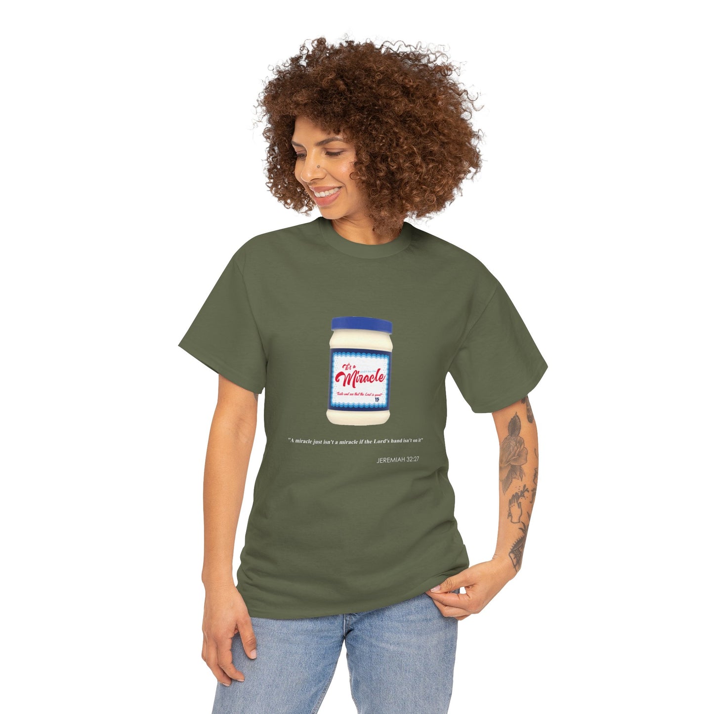 It's a Miracle Inspirational Unisex Heavy Cotton Tee
