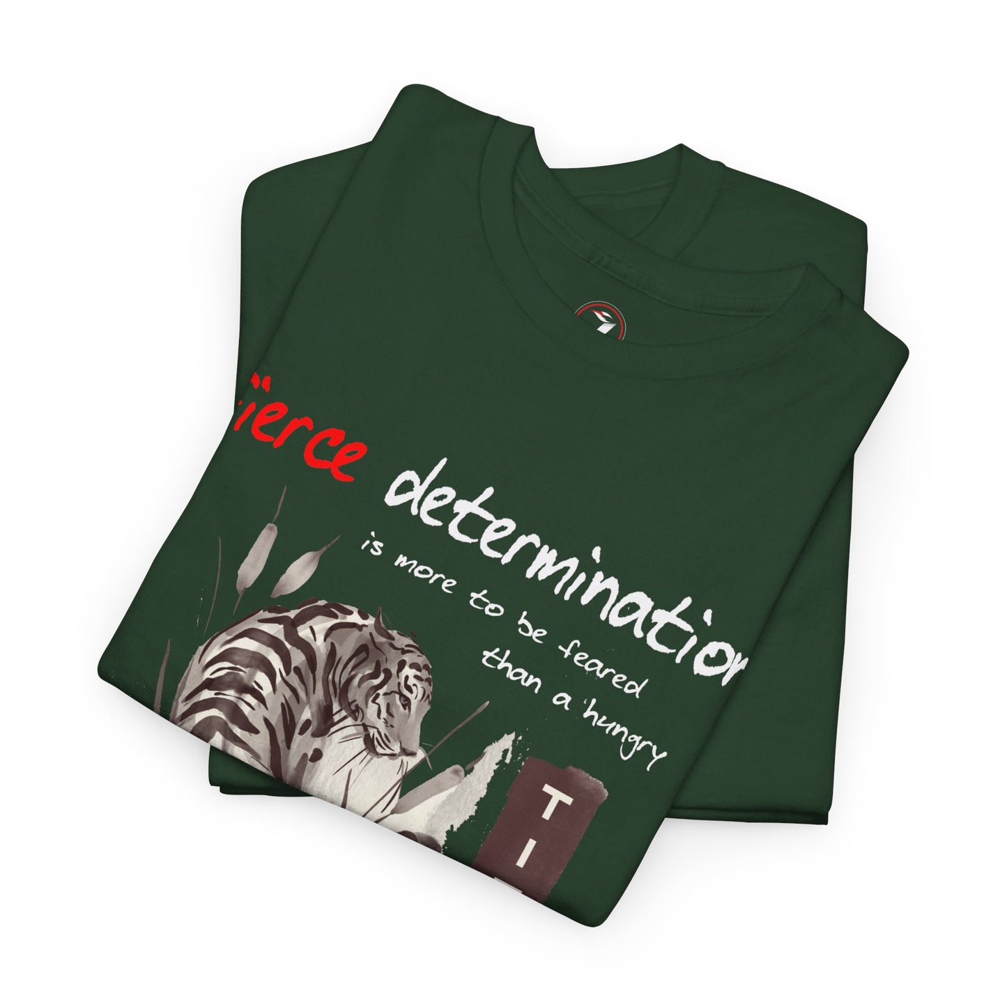 Fierce Determination Unisex Heavy Cotton Tee