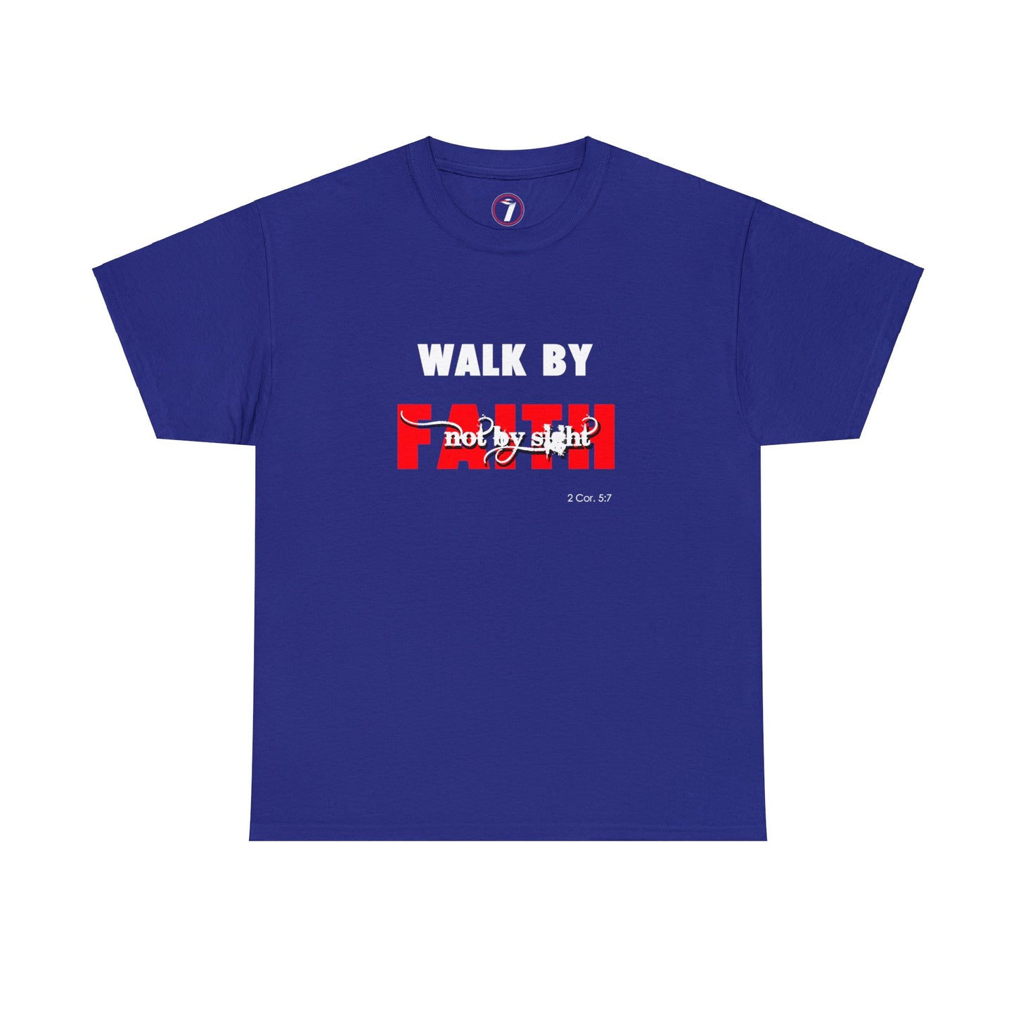 Walk by Faith Unisex Heavy Cotton Tee
