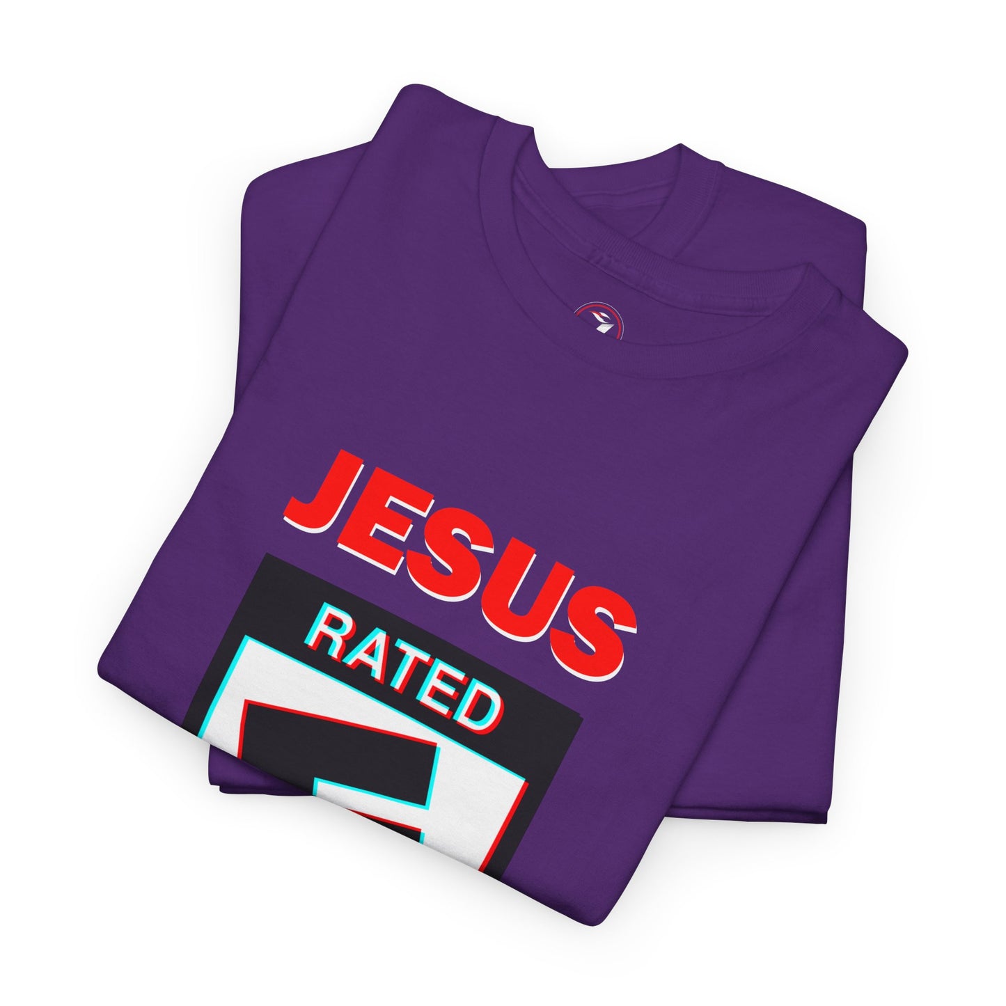 Jesus Rated E Unisex Heavy Cotton Tee Christian T-Shirt