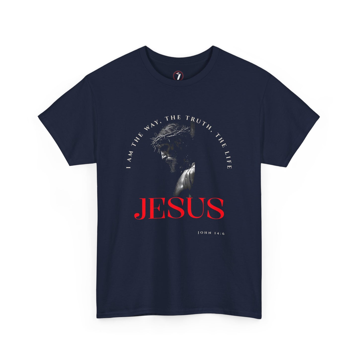 I AM the Way, the Truth, the Life Inspirational Unisex Heavy Cotton Tee