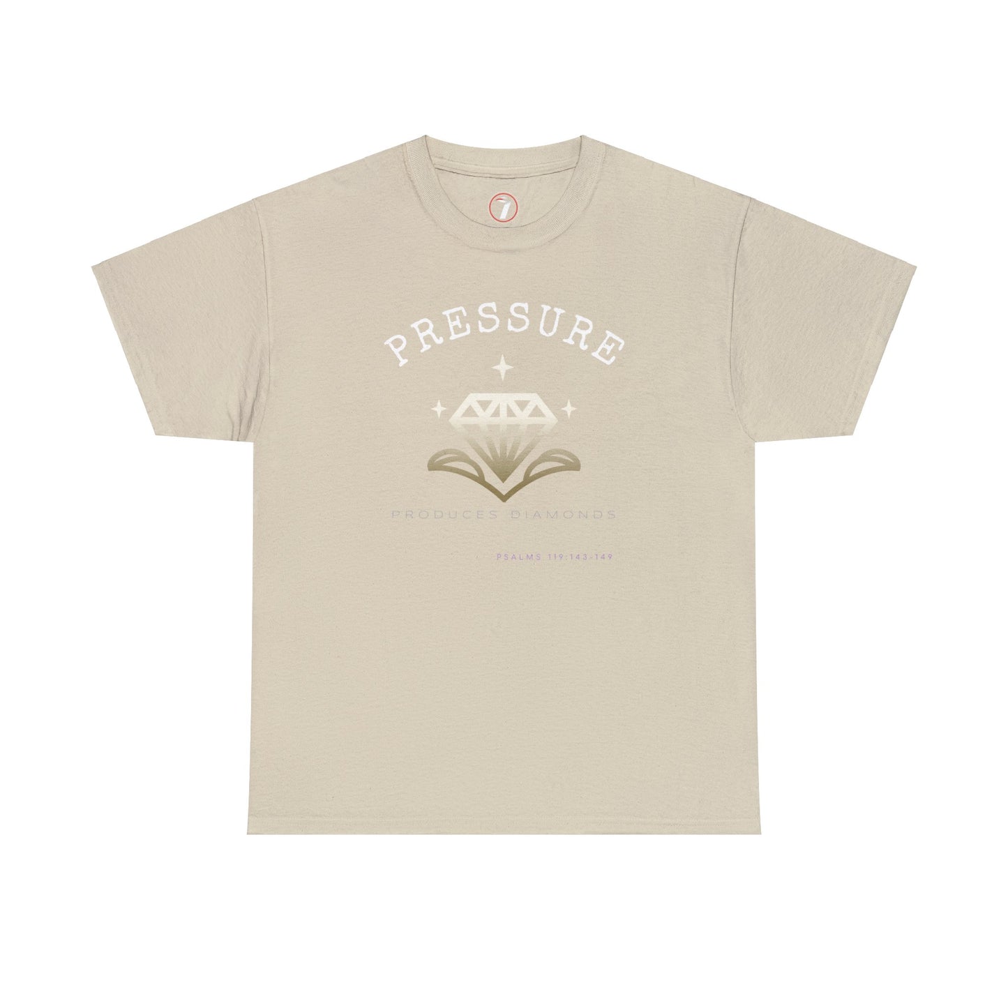 Pressure produces Diamonds Unisex Heavy Cotton Tee