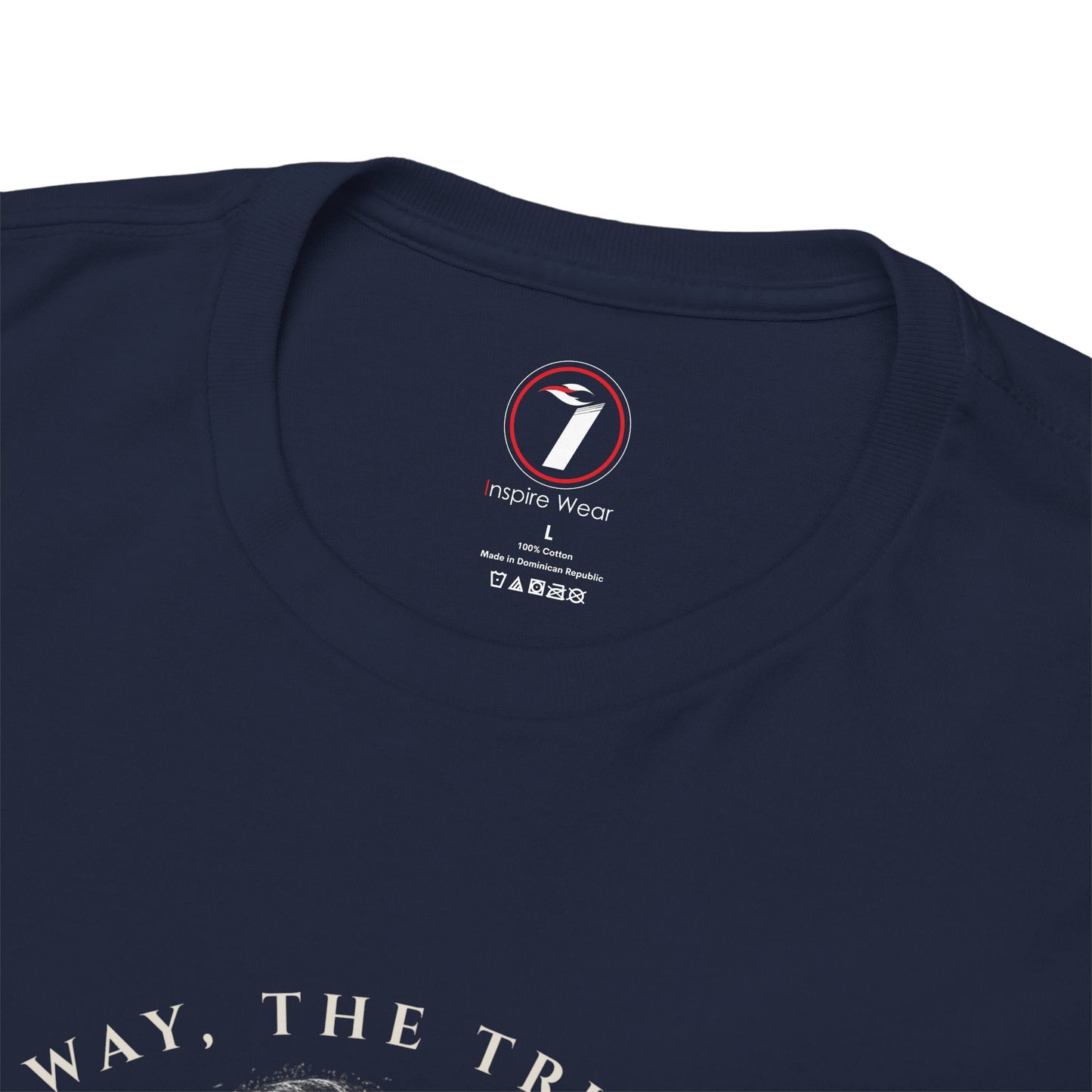 I AM the Way, the Truth, the Life Inspirational Unisex Heavy Cotton Tee