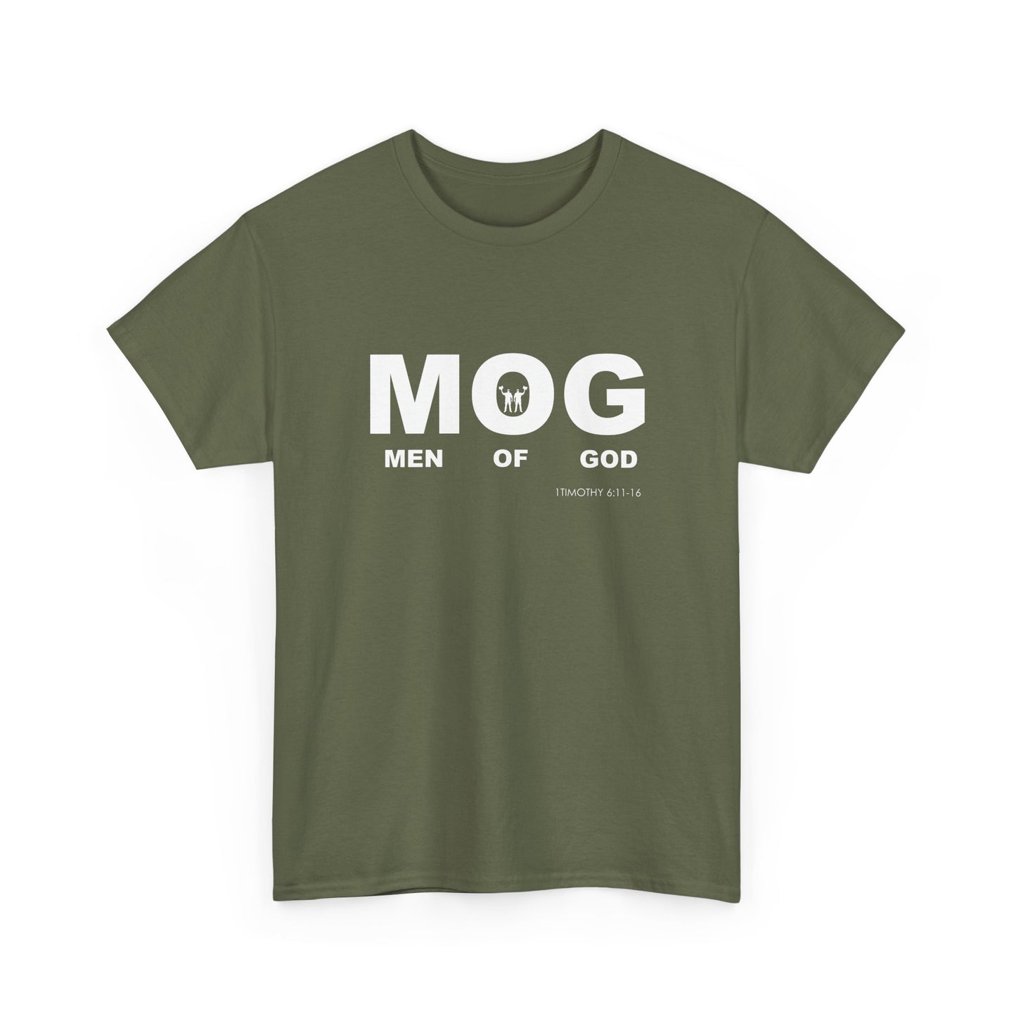 "MOG" Men of God Faith Based Graphic T-Shirt - Unisex Heavy Cotton Tee