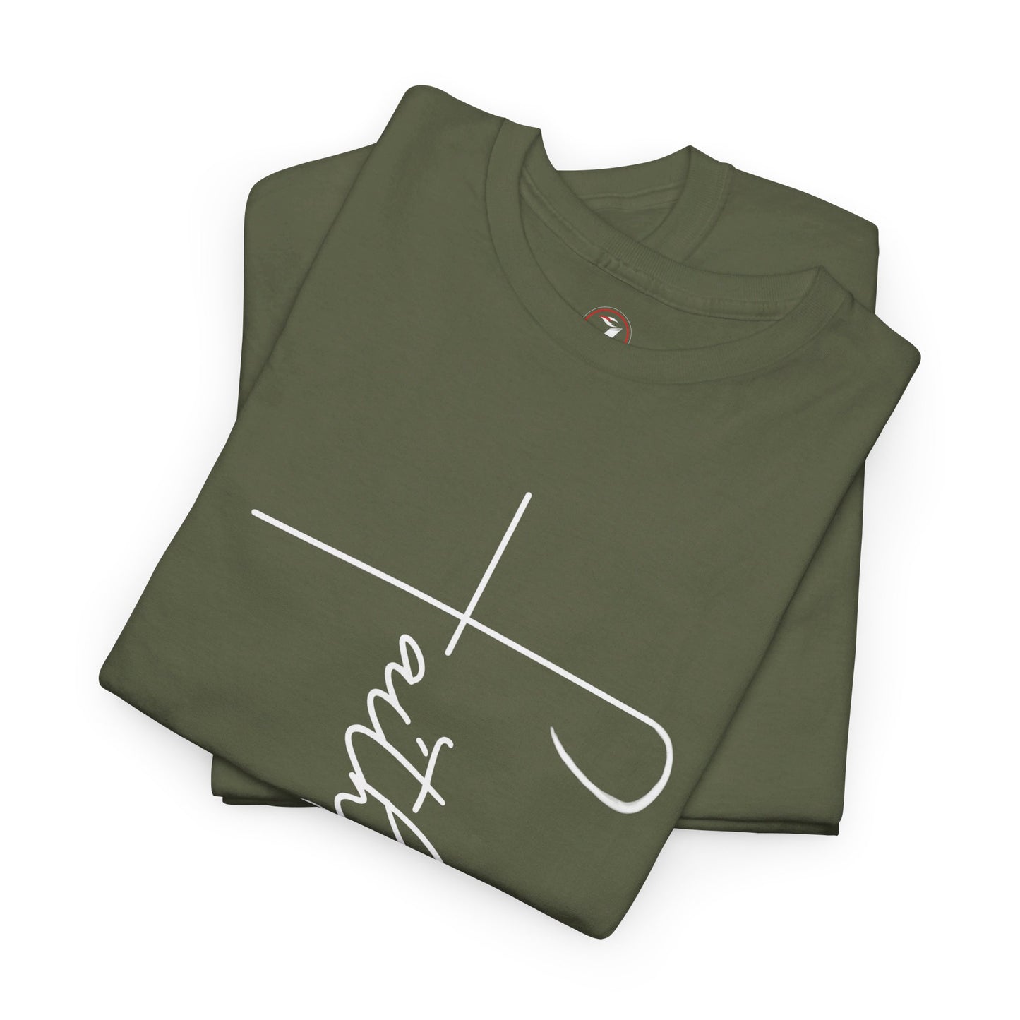 Faithful Fancy Script Unisex Heavy Cotton Tee