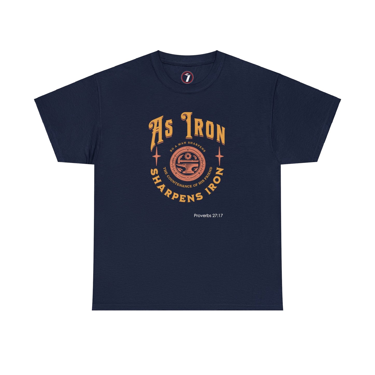 As Iron Sharpens Iron Unisex Heavy Cotton Tee