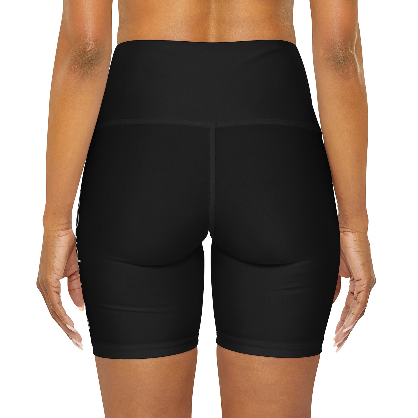 Inspire Wear High Waisted Yoga Shorts (AOP)