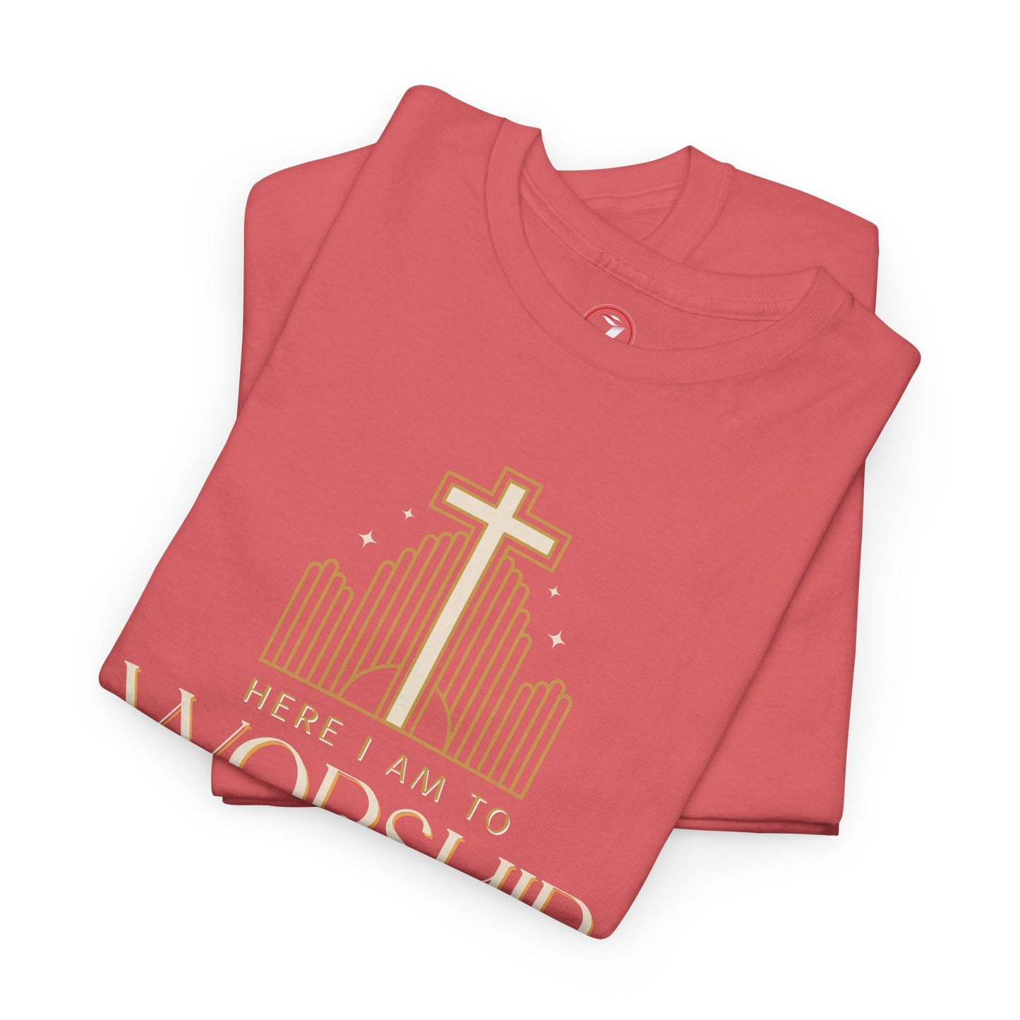 Here I am to Worship Unisex Heavy Cotton Tee