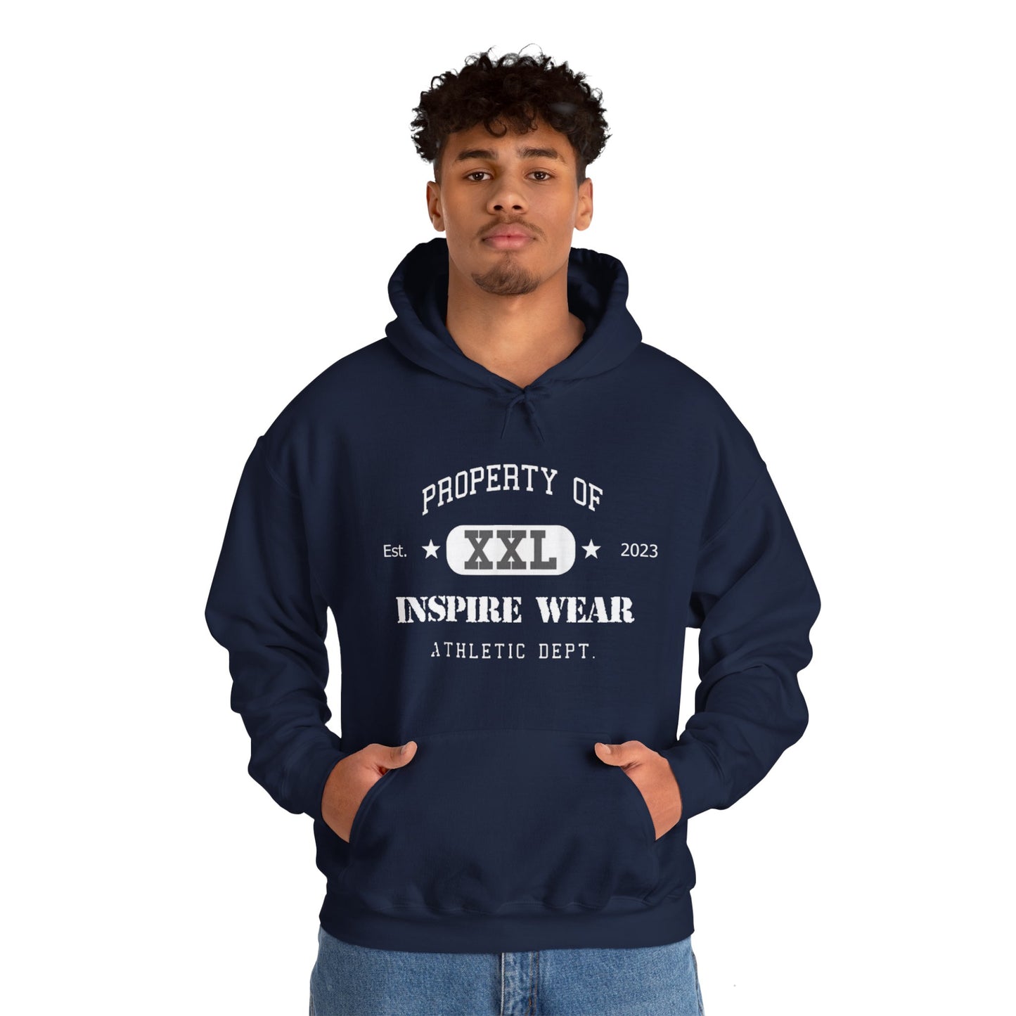 Inspire Wear Athletic Unisex Heavy Blend™ Hooded Sweatshirt