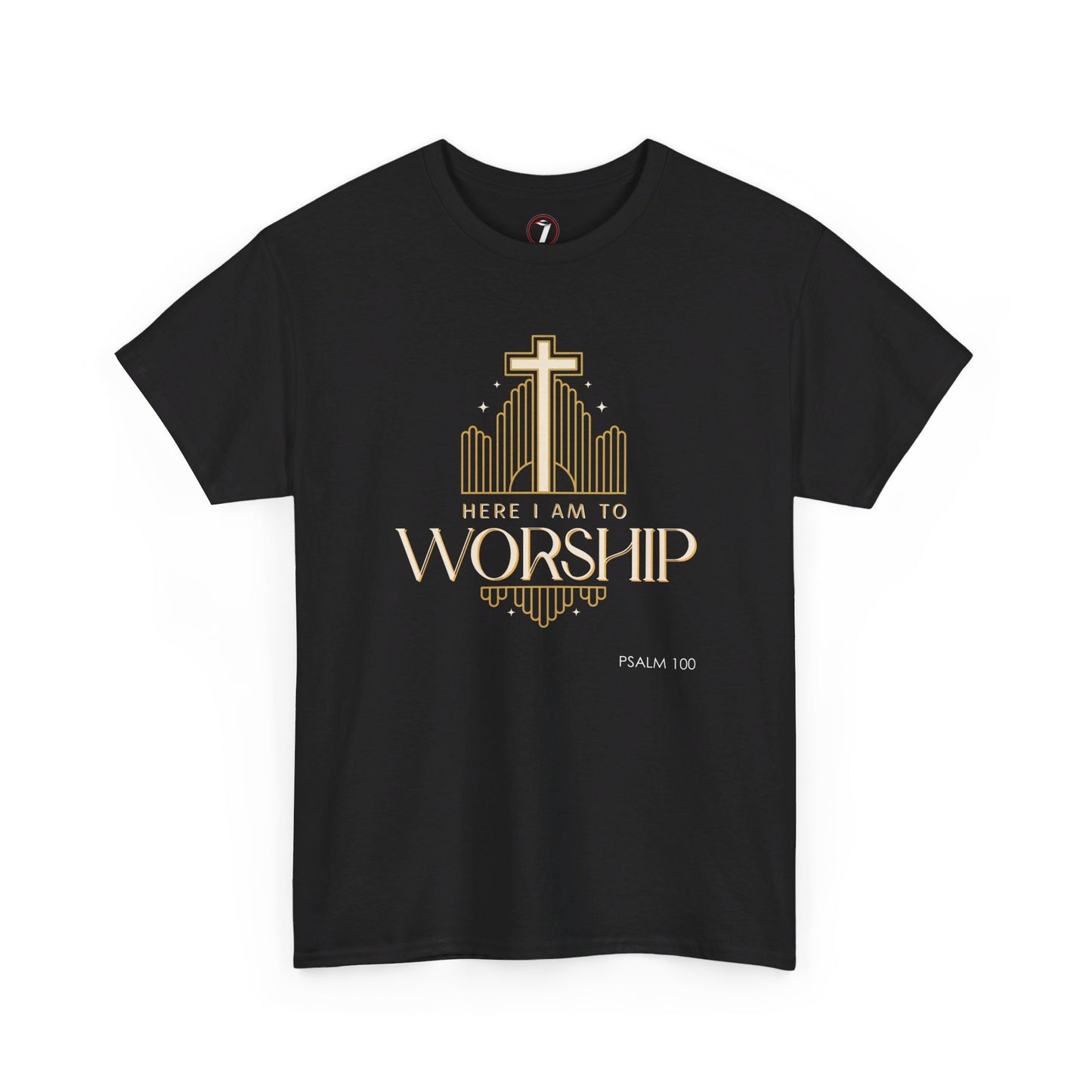 Here I am to Worship Unisex Heavy Cotton Tee