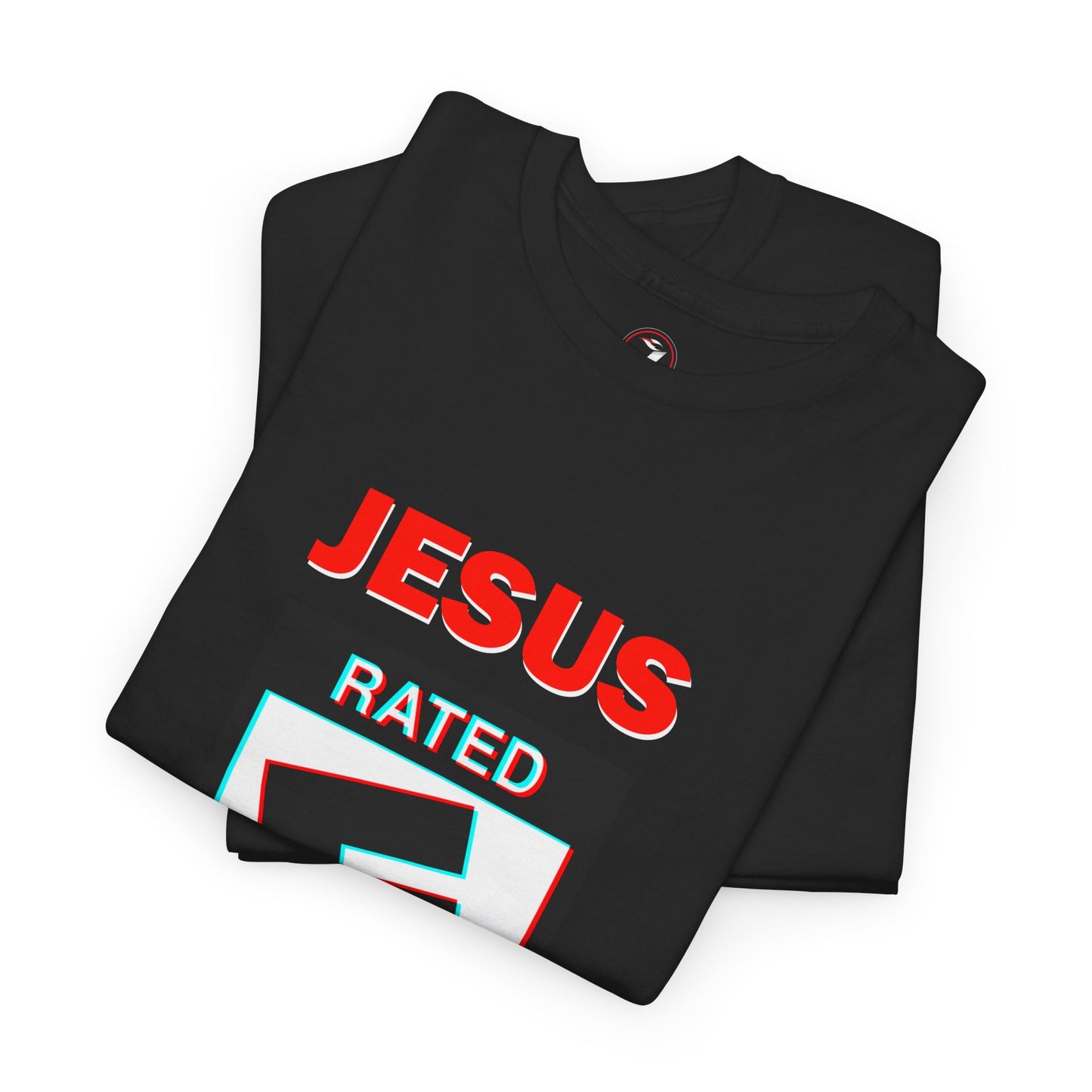 Jesus Rated E Unisex Heavy Cotton Tee Christian T-Shirt