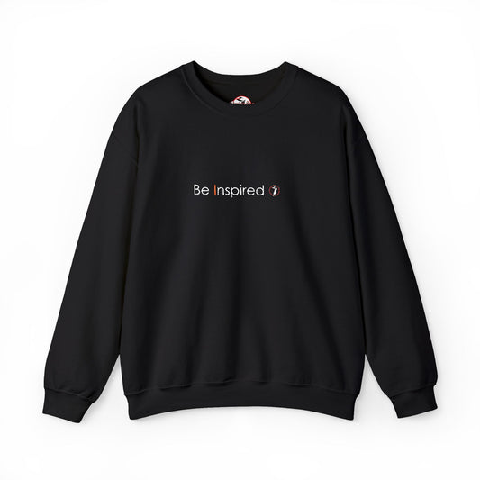 "Be Inspired" Embroidered Crewneck Sweatshirt