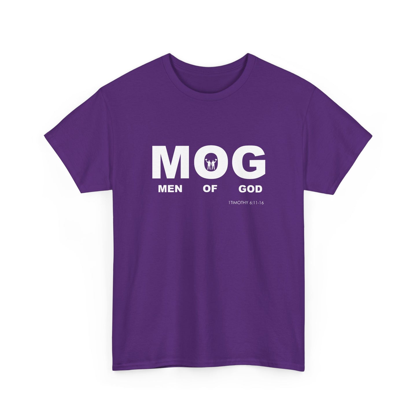 "MOG" Men of God Faith Based Graphic T-Shirt - Unisex Heavy Cotton Tee