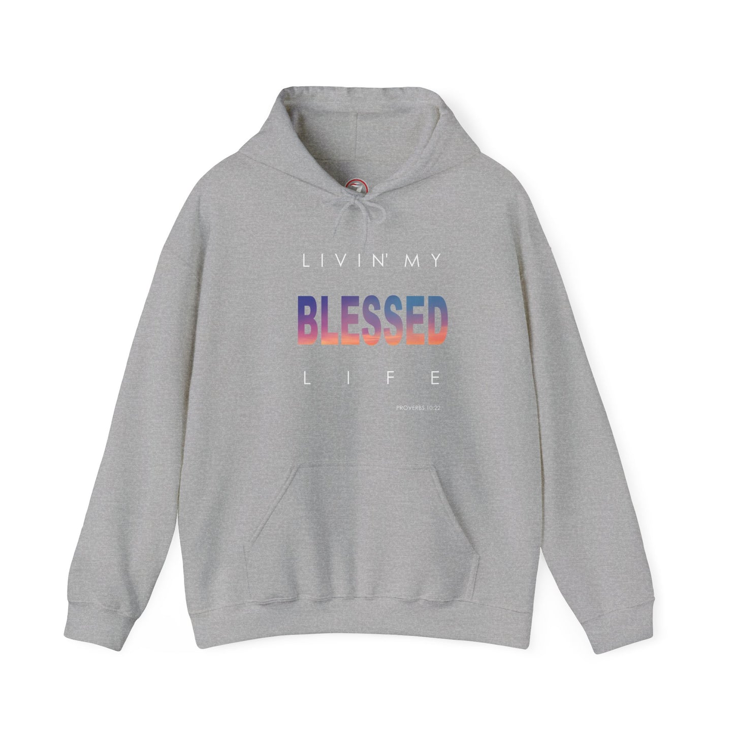 Living My Blessed Life Unisex Heavy Blend™ Hooded Sweatshirt