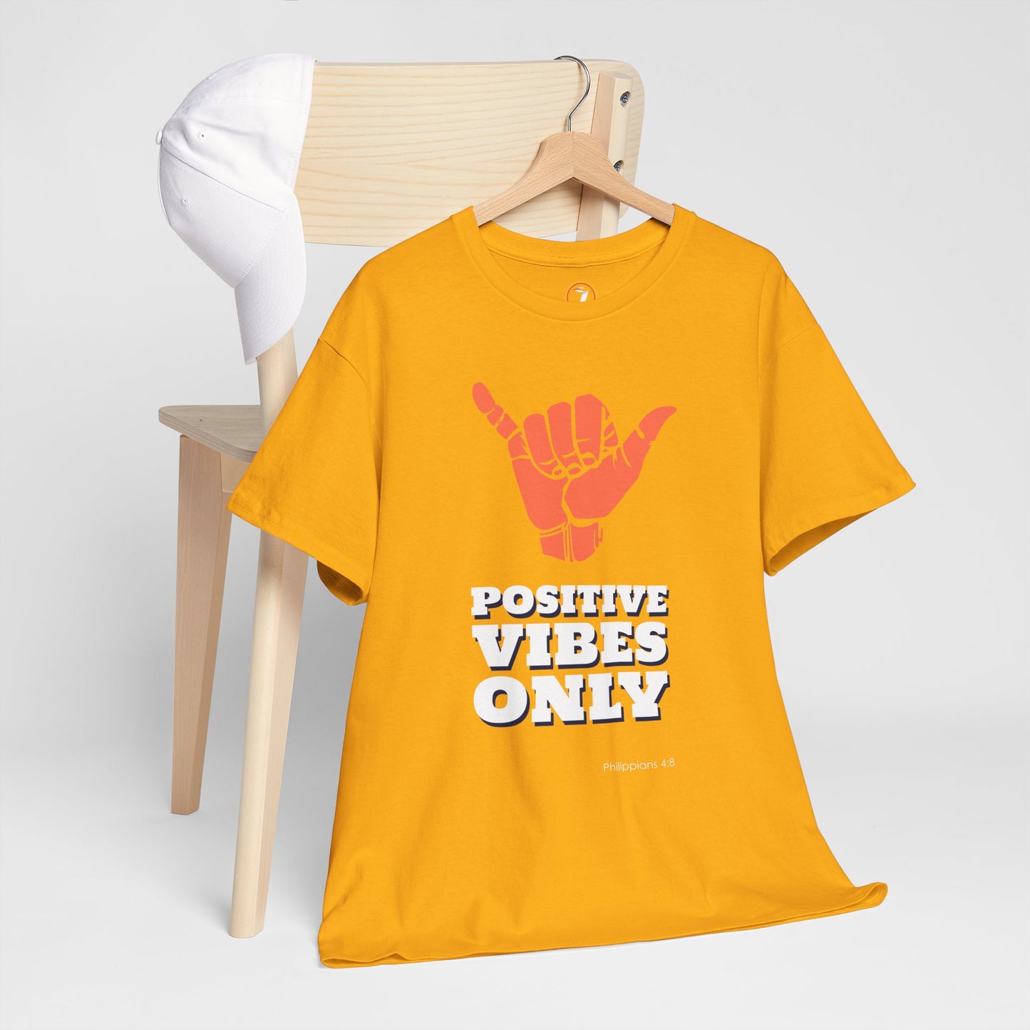 Positive Vibes Unisex Heavy Cotton Tee
