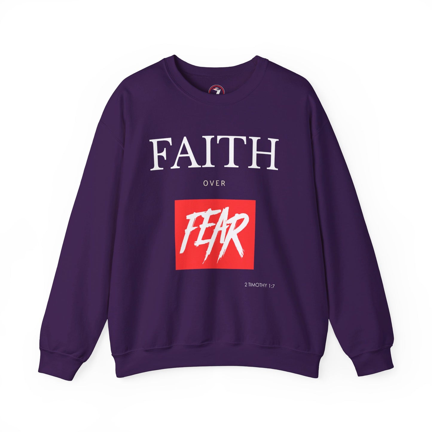 Faith over Fear Men's Unisex Heavy Blend™ Crewneck Sweatshirt