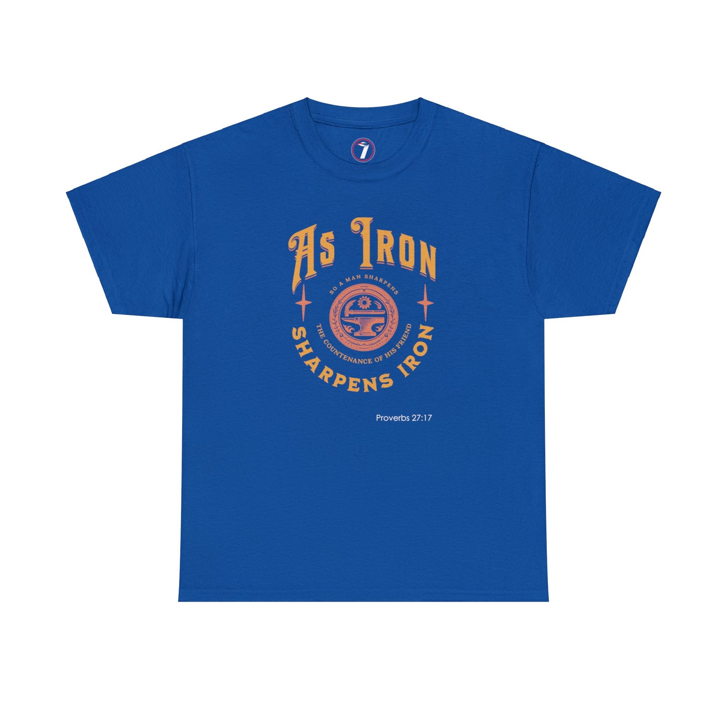 As Iron Sharpens Iron Unisex Heavy Cotton Tee