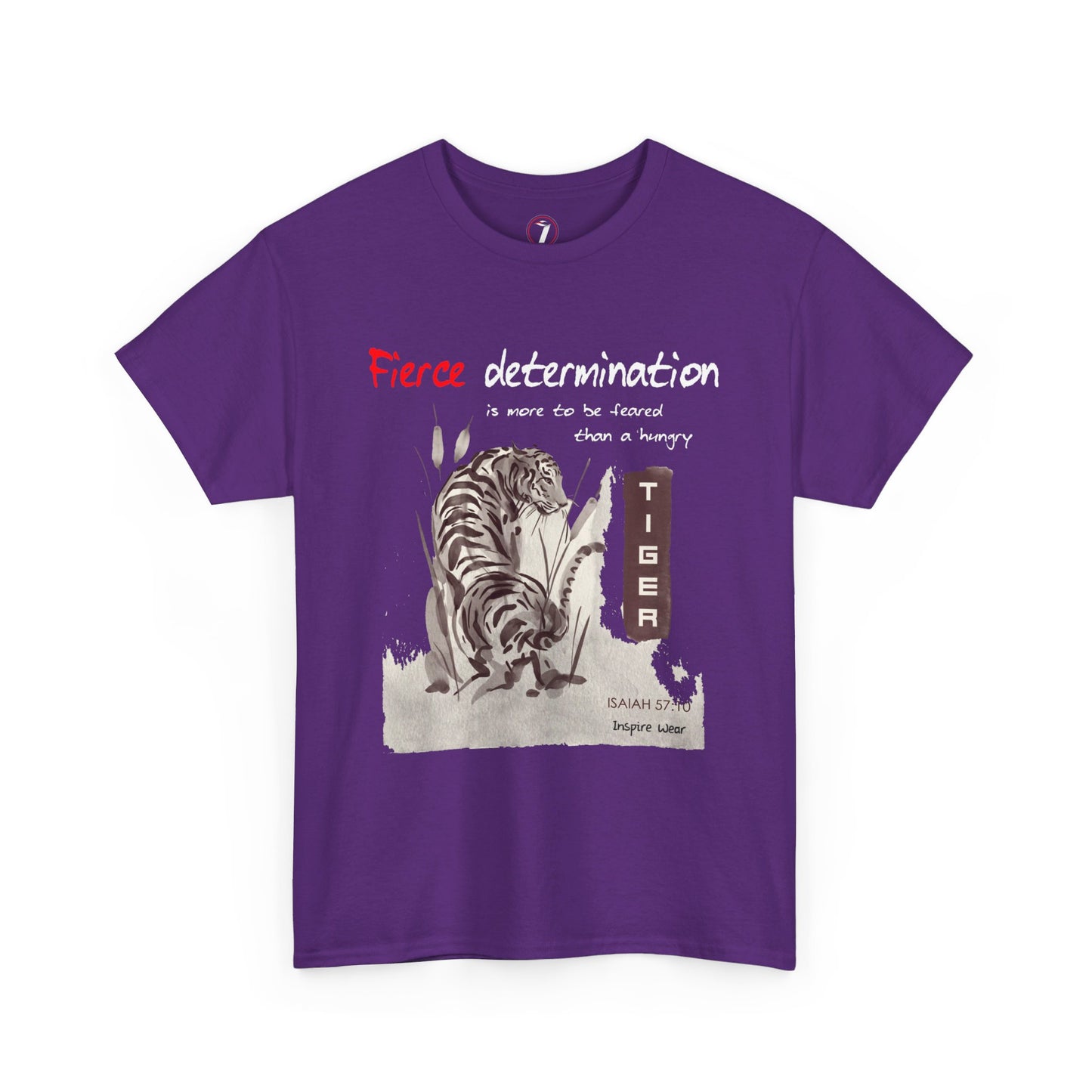 Fierce Determination Unisex Heavy Cotton Tee