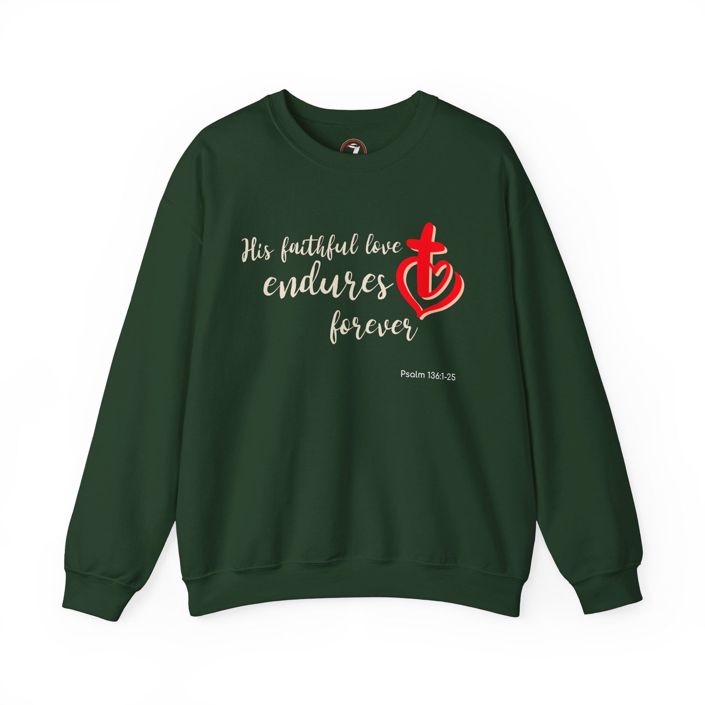 His Faithful Love Unisex Heavy Blend™ Crewneck Sweatshirt