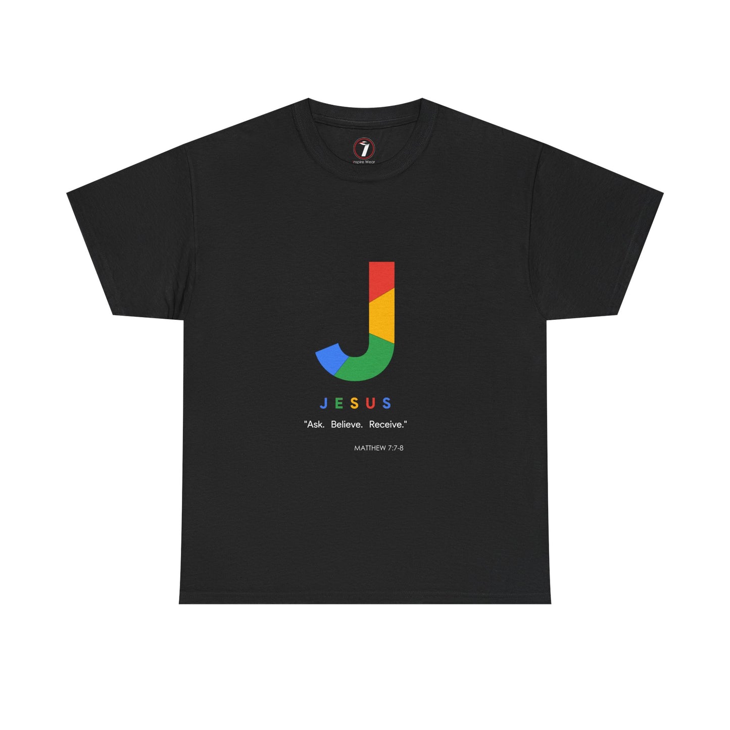 Ask. Believe. Receive. Unisex Heavy Cotton Tee