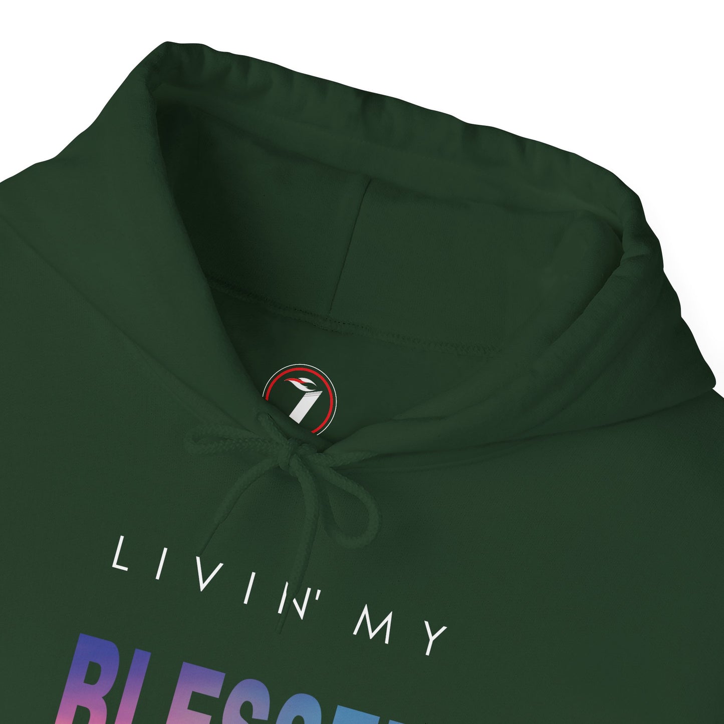 Living My Blessed Life Unisex Heavy Blend™ Hooded Sweatshirt