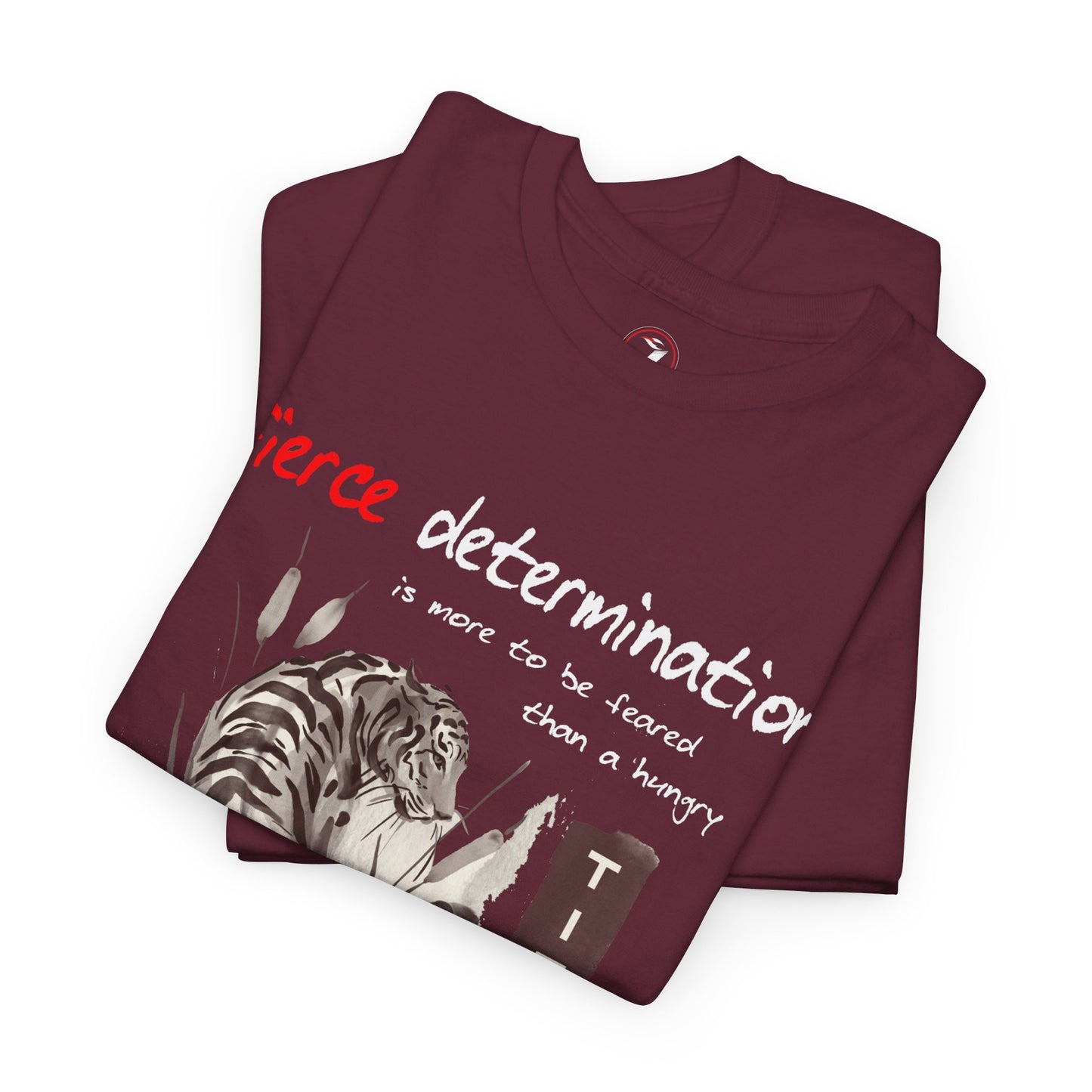 Fierce Determination Unisex Heavy Cotton Tee