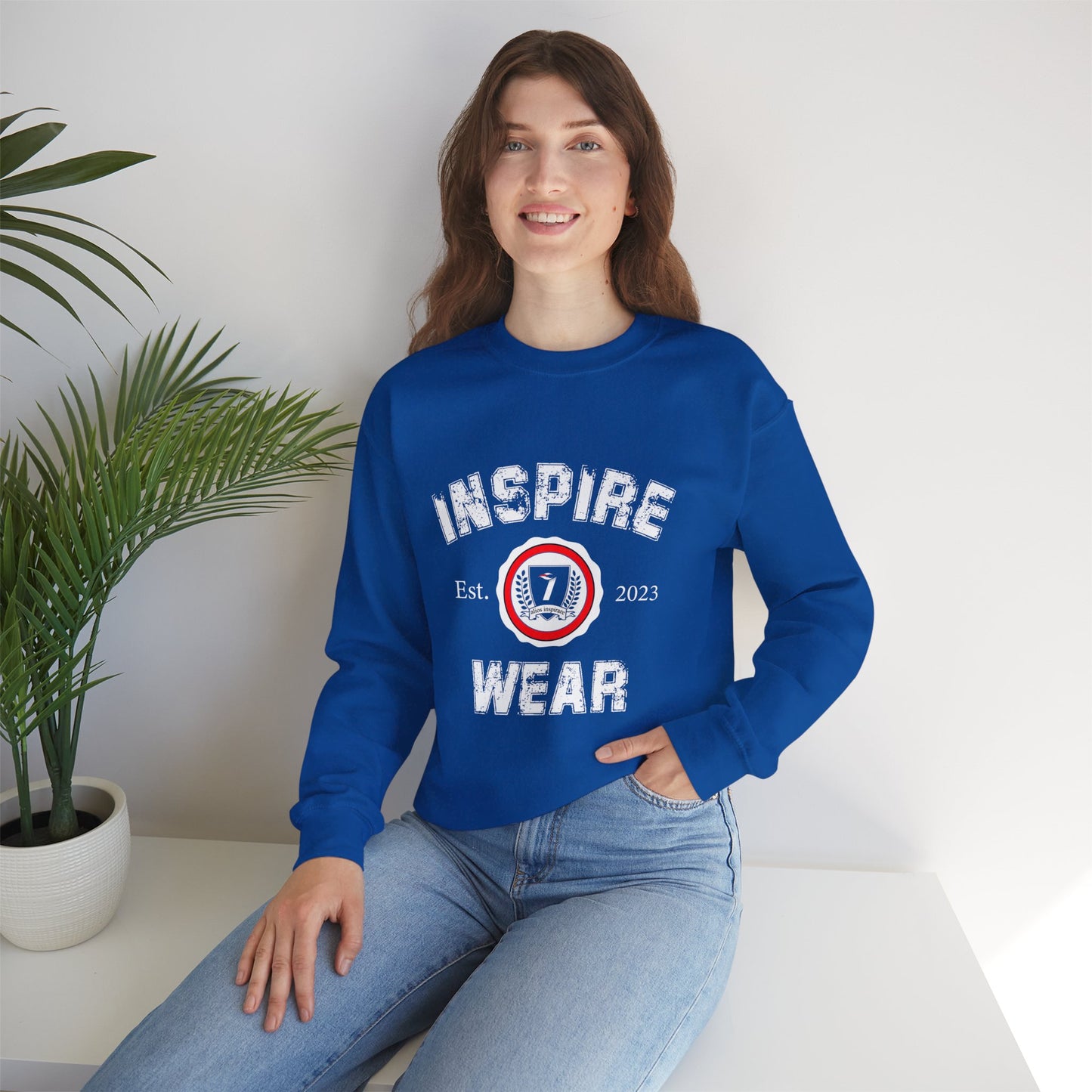 Inspire Wear Collegiate Unisex Heavy Blend™ Crewneck Sweatshirt