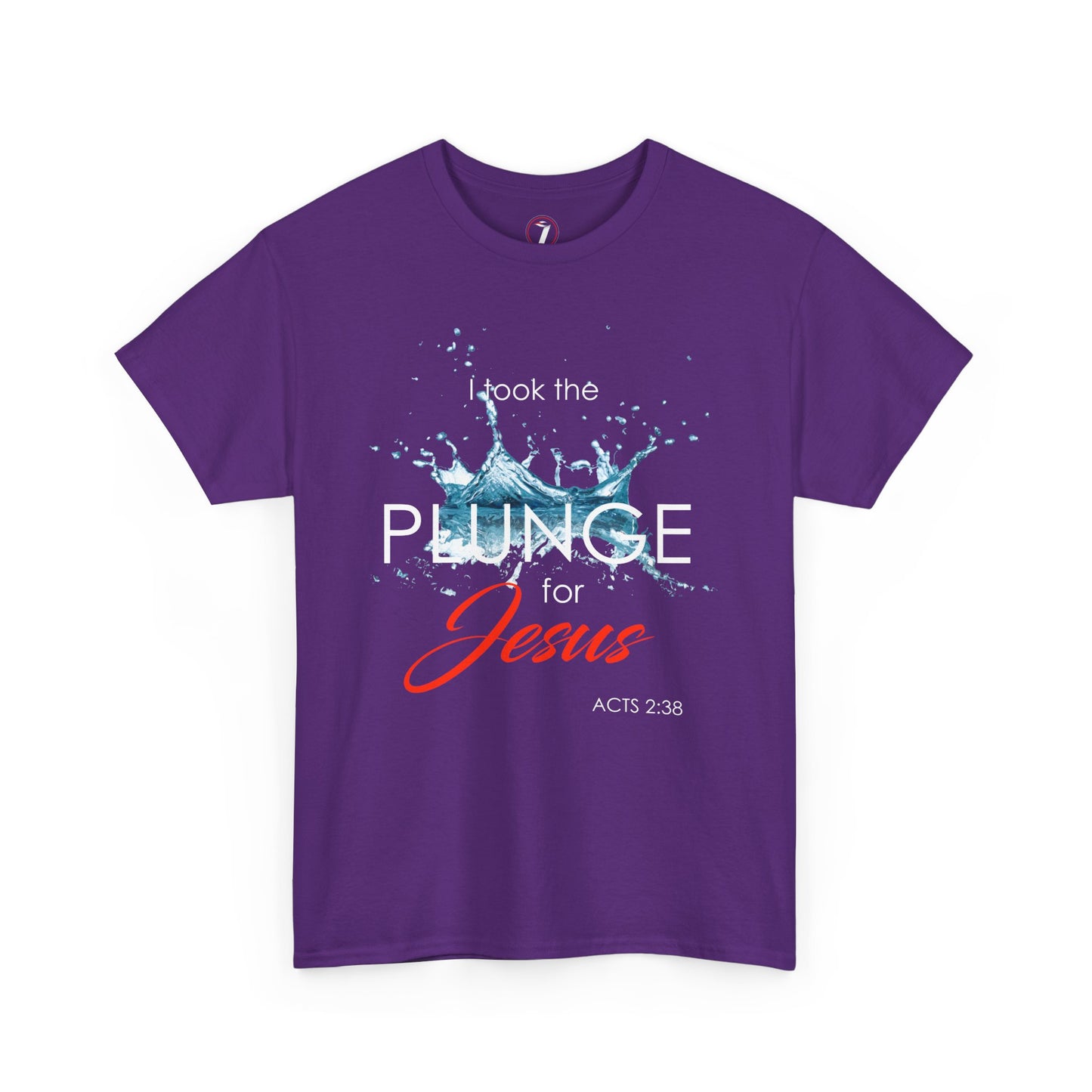 Plunge for Jesus Unisex Heavy Cotton Tee - Faith-Inspired Graphic Shirt