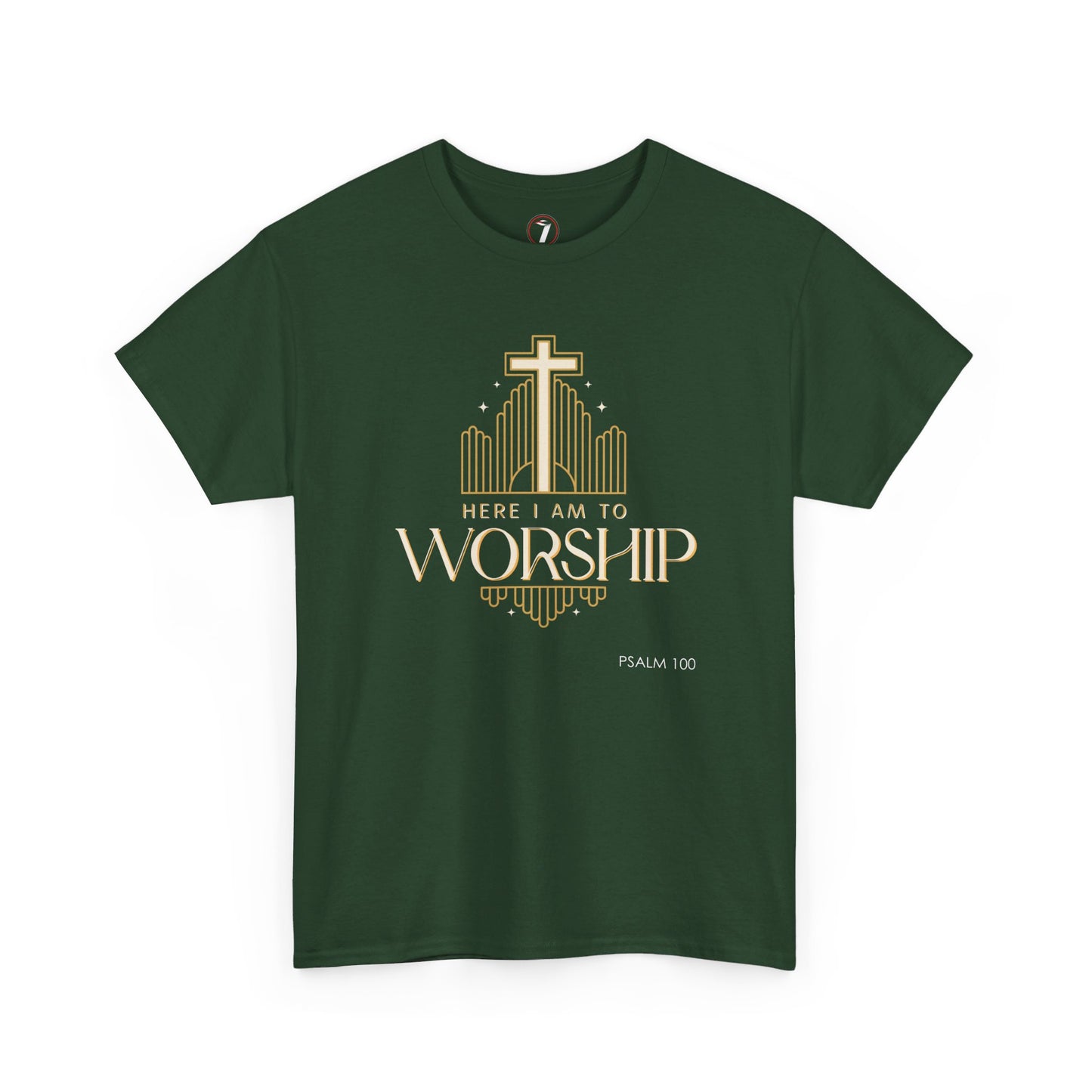 Here I am to Worship Unisex Heavy Cotton Tee