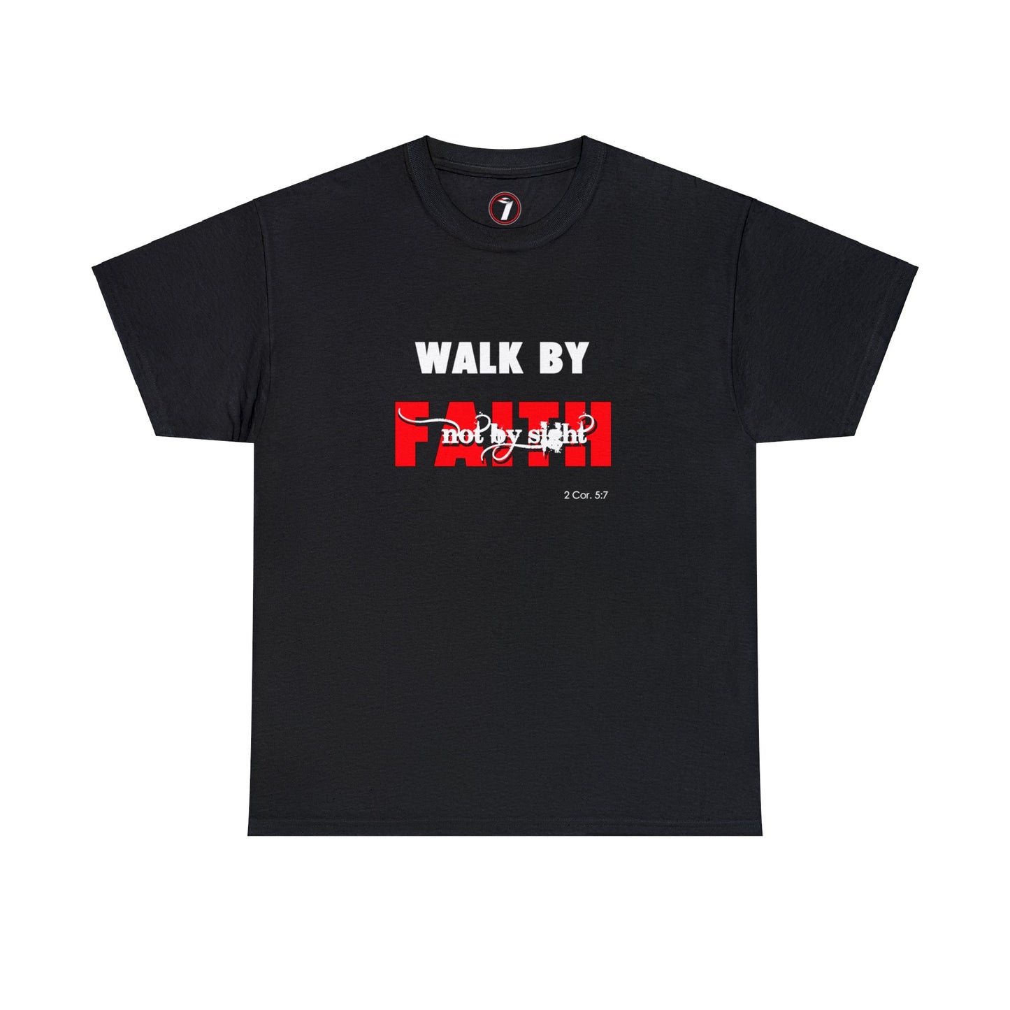 Walk by Faith Unisex Heavy Cotton Tee