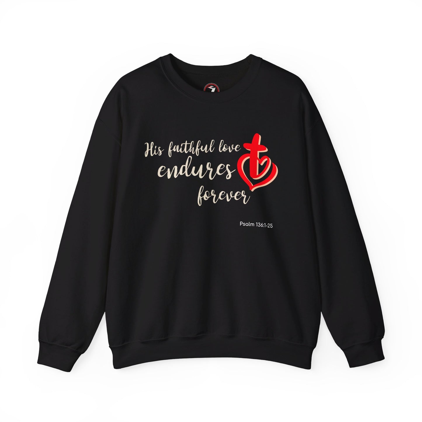 His Faithful Love Unisex Heavy Blend™ Crewneck Sweatshirt