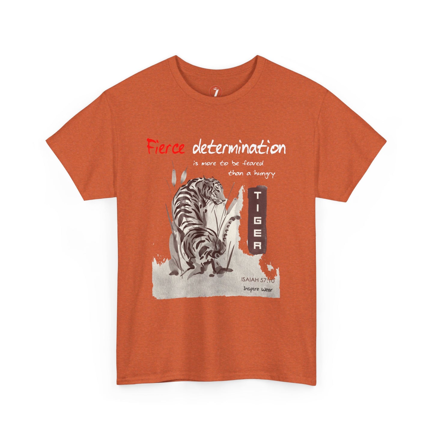 Fierce Determination Unisex Heavy Cotton Tee