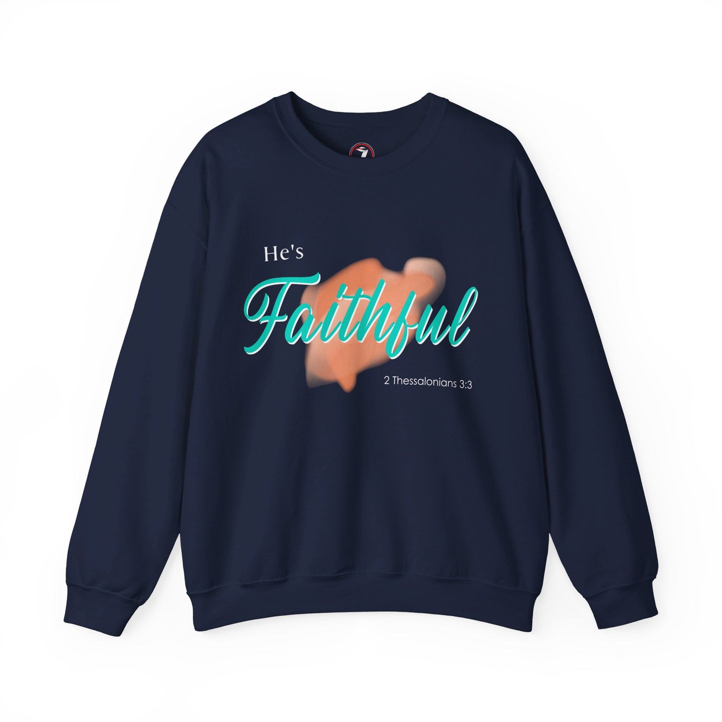 He's Faithful Unisex Heavy Blend™ Crewneck Sweatshirt