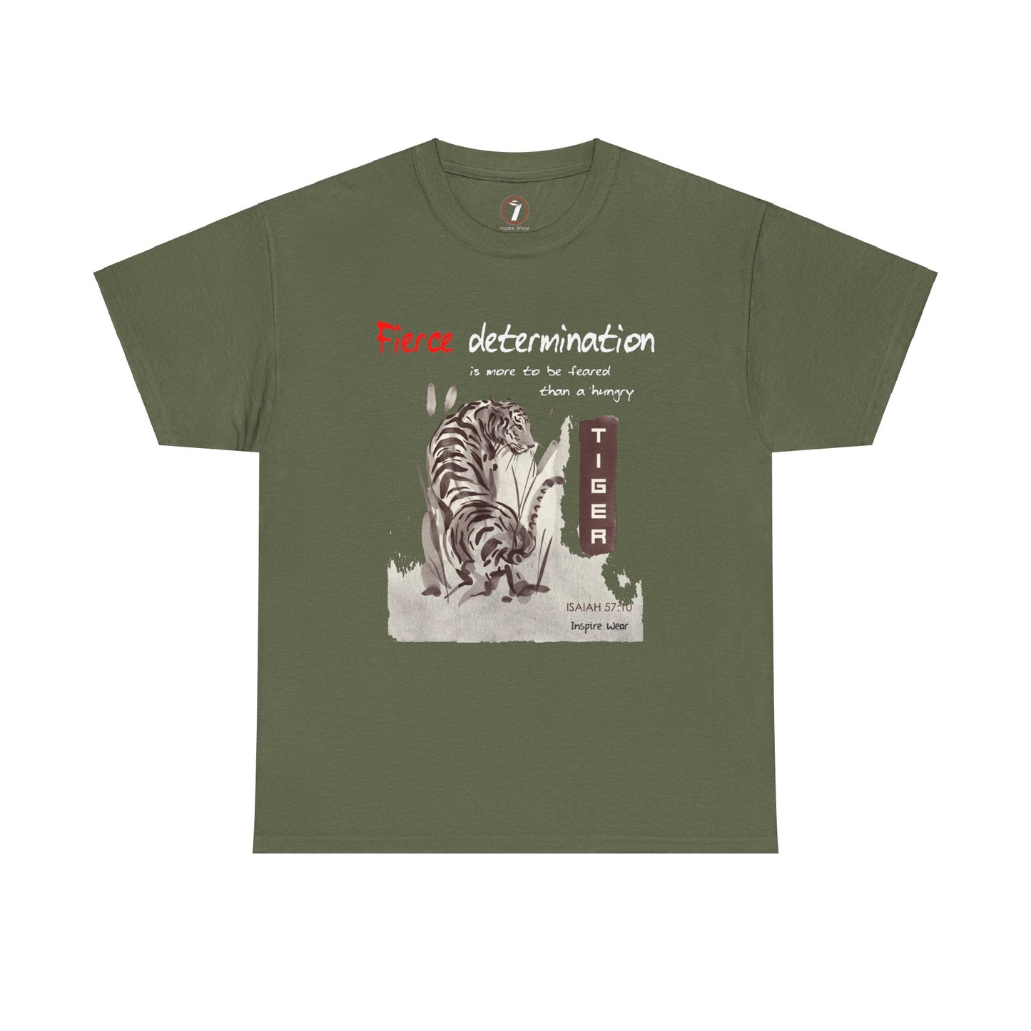 Fierce Determination Unisex Heavy Cotton Tee
