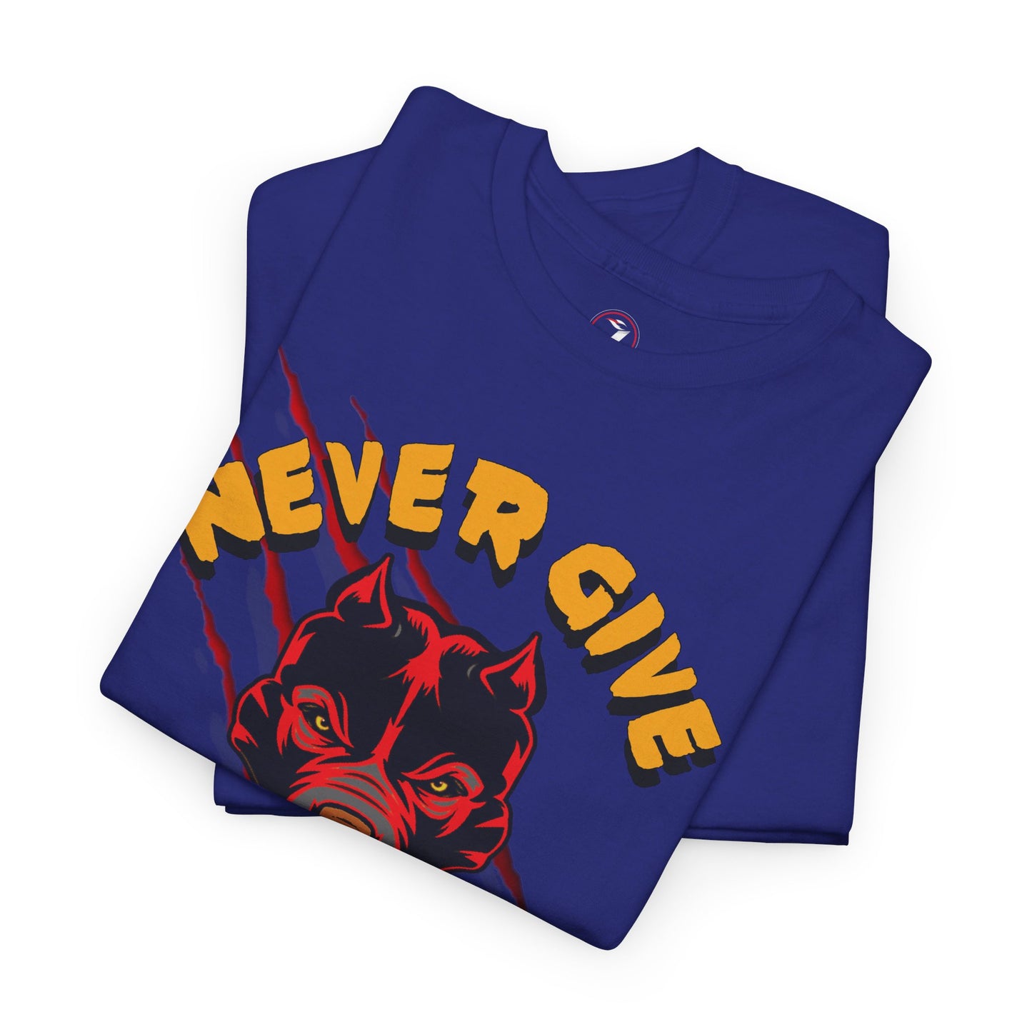 Never Give Up Unisex Heavy Cotton Tee