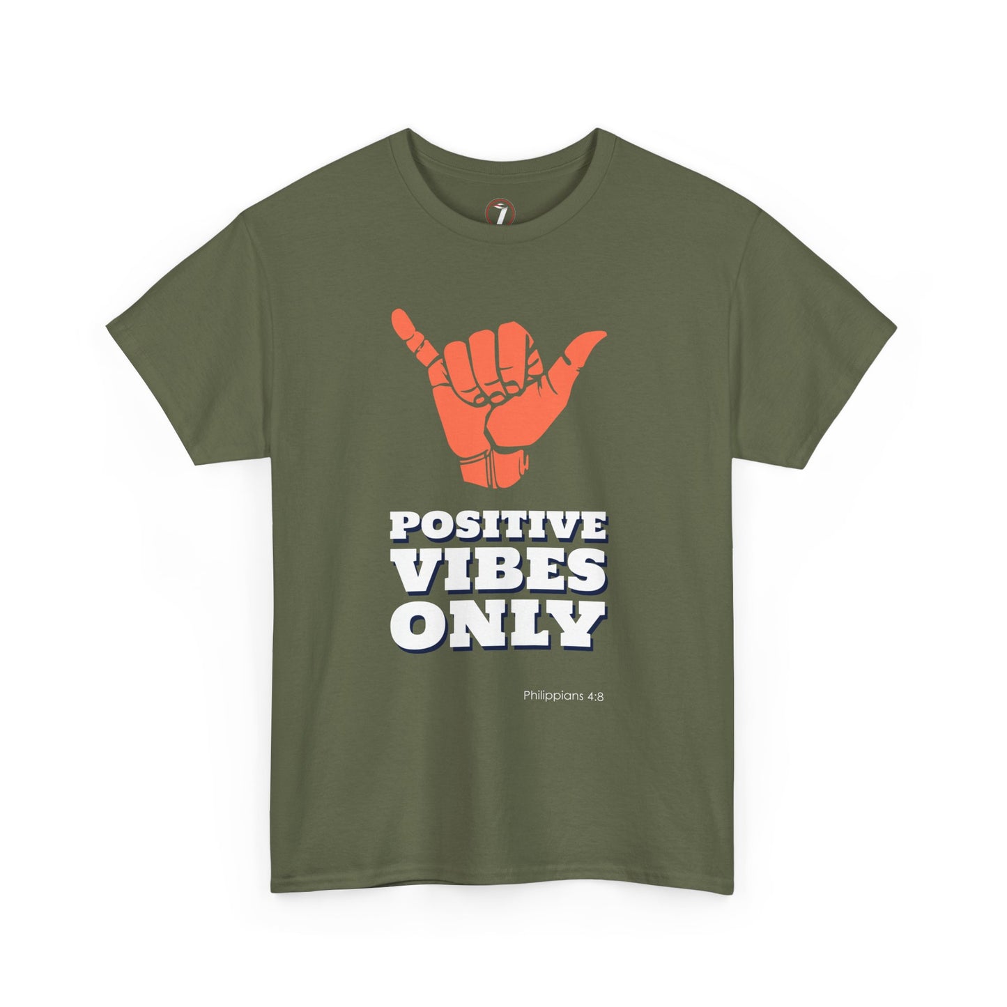 Positive Vibes Unisex Heavy Cotton Tee