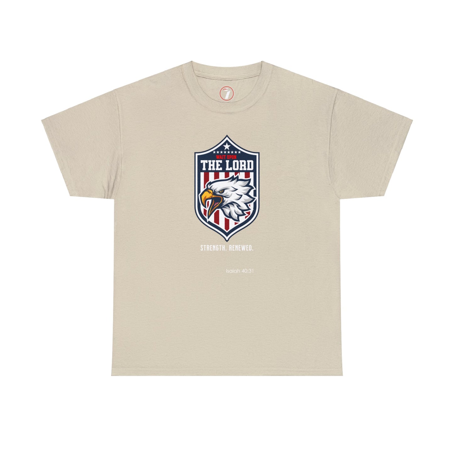 Wait Upon the Lord Unisex Heavy Cotton Tee
