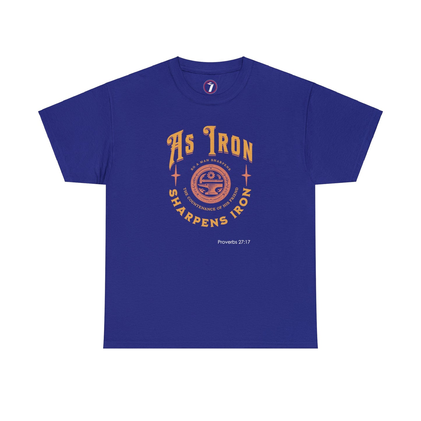 As Iron Sharpens Iron Unisex Heavy Cotton Tee