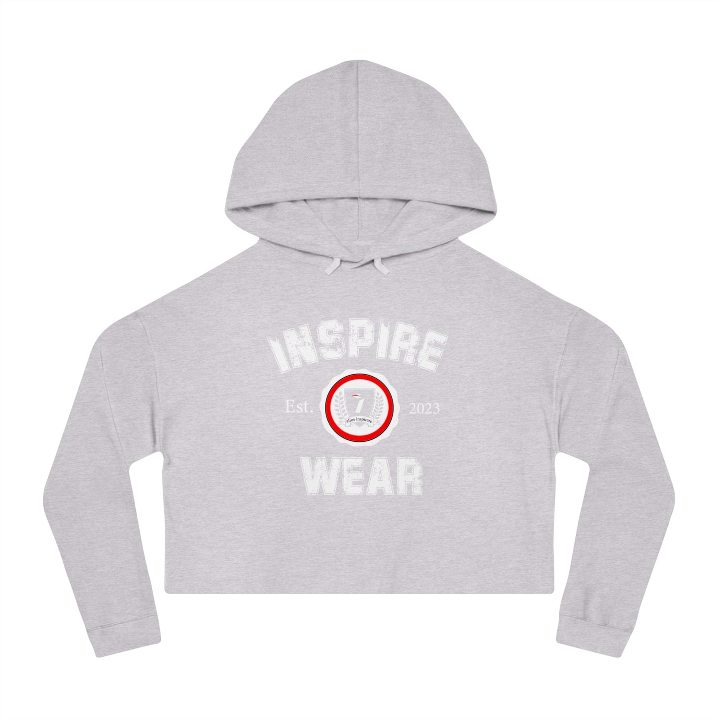 Inspire Wear Women’s Cropped Hooded Sweatshirt