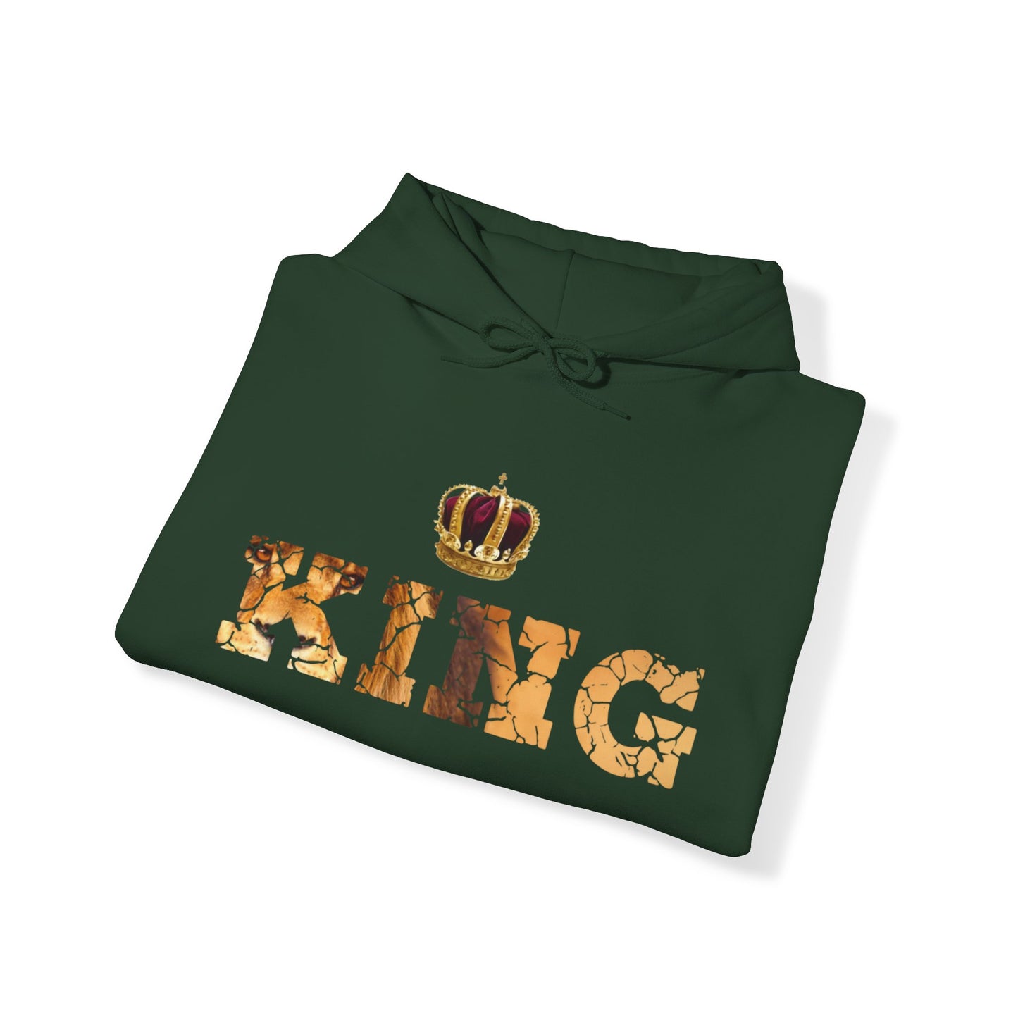 I Am King Unisex Heavy Blend™ Hooded Sweatshirt