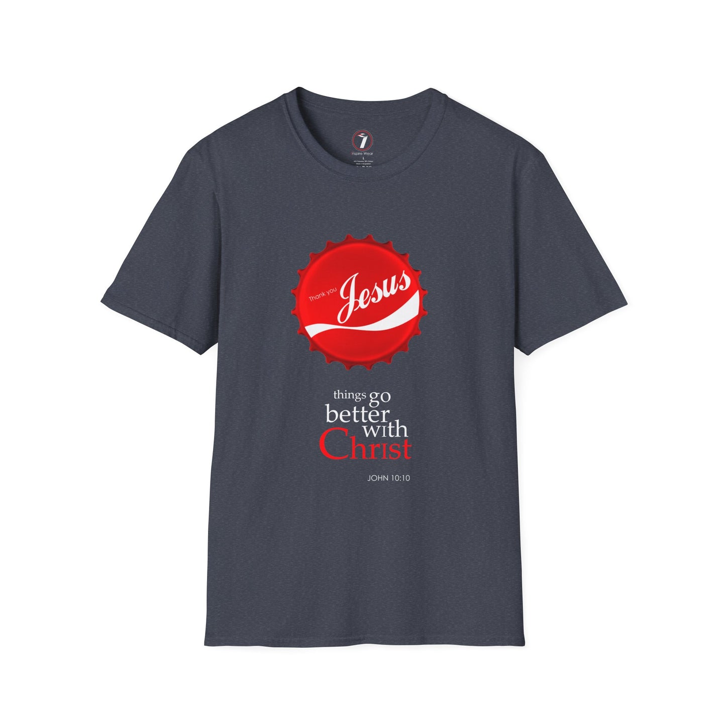 Faith-Inspired Unisex T-Shirt: 'Things Go Better with Christ'