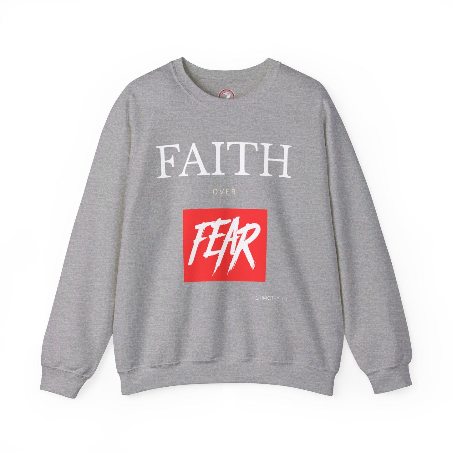 Faith over Fear Men's Unisex Heavy Blend™ Crewneck Sweatshirt