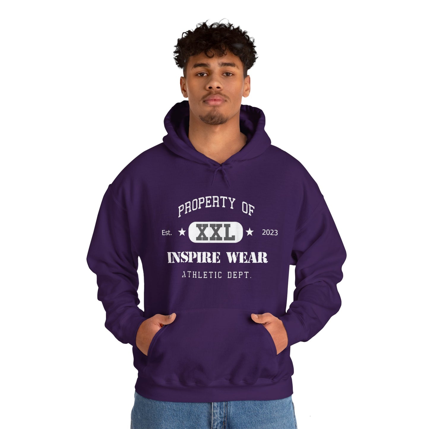 Inspire Wear Athletic Unisex Heavy Blend™ Hooded Sweatshirt