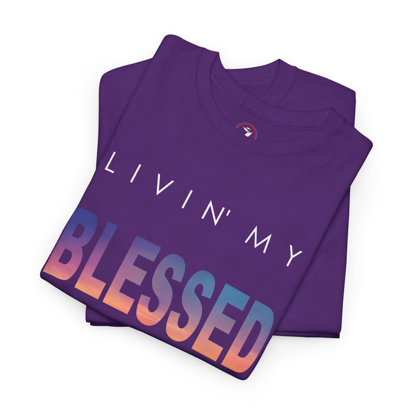 Livin' My Blessed Life Unisex Heavy Cotton Tee