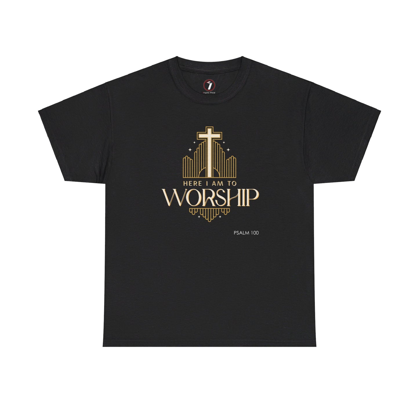 Here I am to Worship Unisex Heavy Cotton Tee