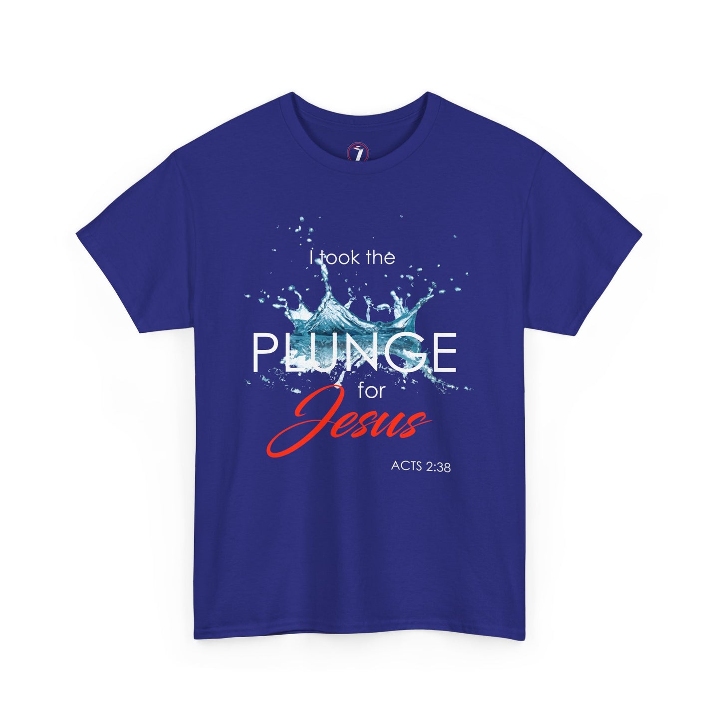 Plunge for Jesus Unisex Heavy Cotton Tee - Faith-Inspired Graphic Shirt
