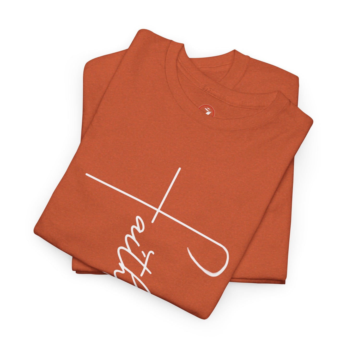Faithful Fancy Script Unisex Heavy Cotton Tee