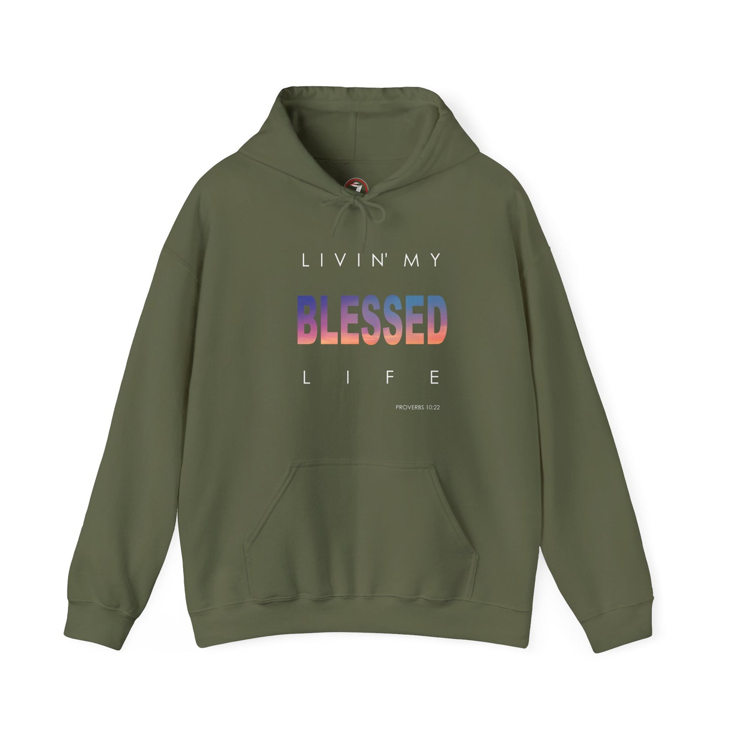 Living My Blessed Life Unisex Heavy Blend™ Hooded Sweatshirt
