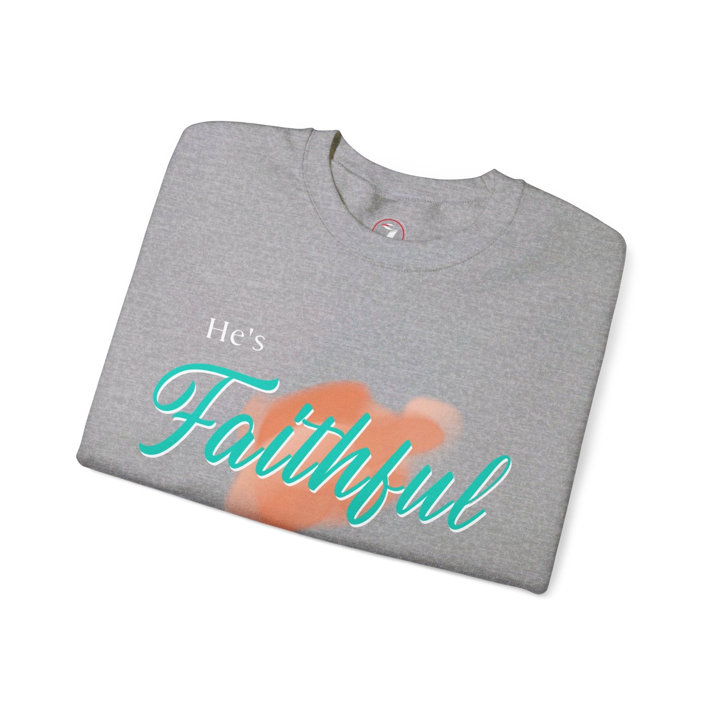 He's Faithful Unisex Heavy Blend™ Crewneck Sweatshirt