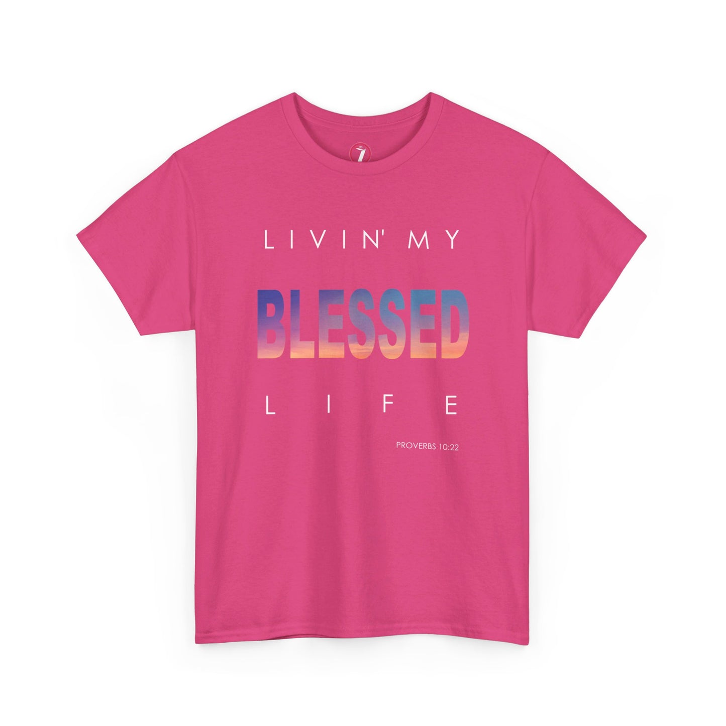 Livin' My Blessed Life Unisex Heavy Cotton Tee
